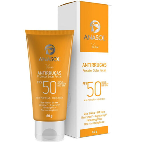 Viso Protetor Solar Facial Antirrugas FPS 50