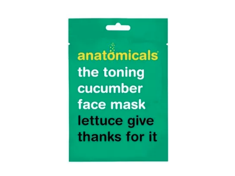 Anatomicals The Toning Cucumber Face Mask, 0.5 fl oz/15 mL