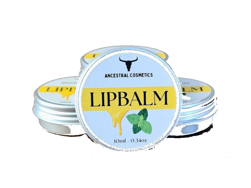 Ancestral Cosmetics Lip Balm, Peppermint, 10 mL/0.34 oz
