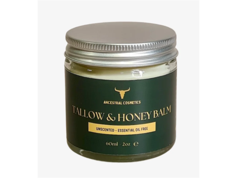 Ancestral Cosmetics Tallow & Honey Balm, 2 fl oz/60 mL