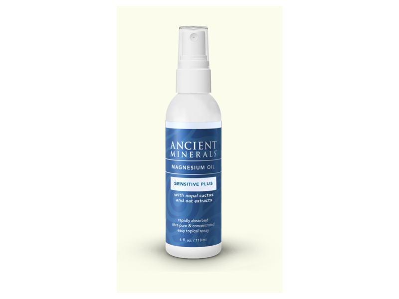 Ancient Minerals Magnesium Oil Sensitive Plus, 4 fl oz