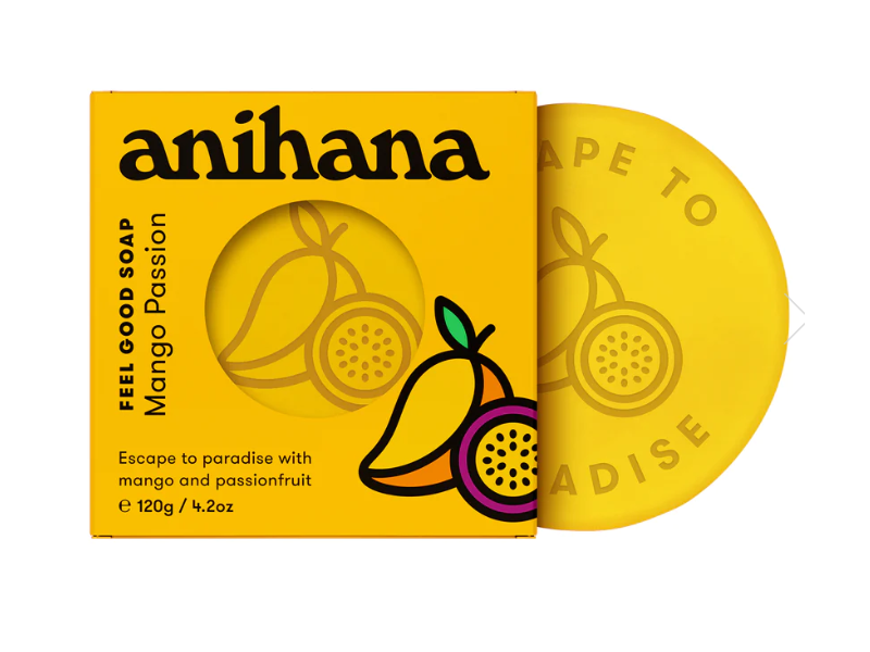 Anihana Feel Good Soap, Mango Passion, 4.2 oz/120 g