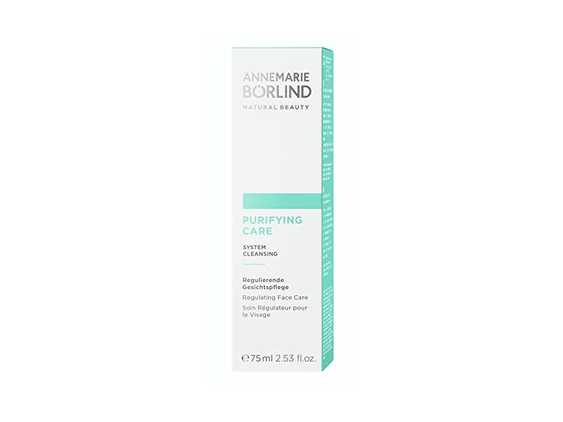 Annemarie Borlind Purifying Care System Cleansing Regulating Facial Cream, 2.53 oz/75 mL
