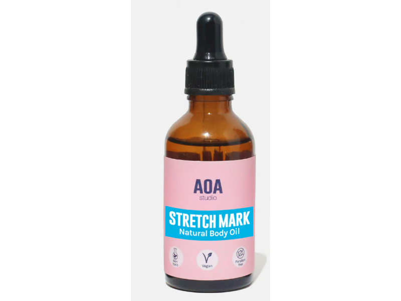 AOA Studio Stretch Mark Body Oil, 50 mL