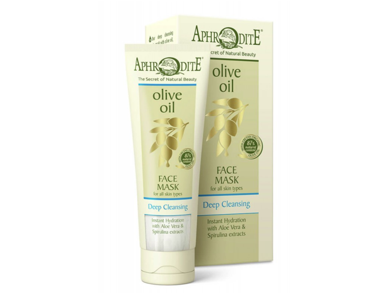Aphrodite Olive Oil Face Mask, Deep Cleansing, 0.51 fl oz/15 mL