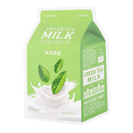 Green Tea Milk Sheet Mask