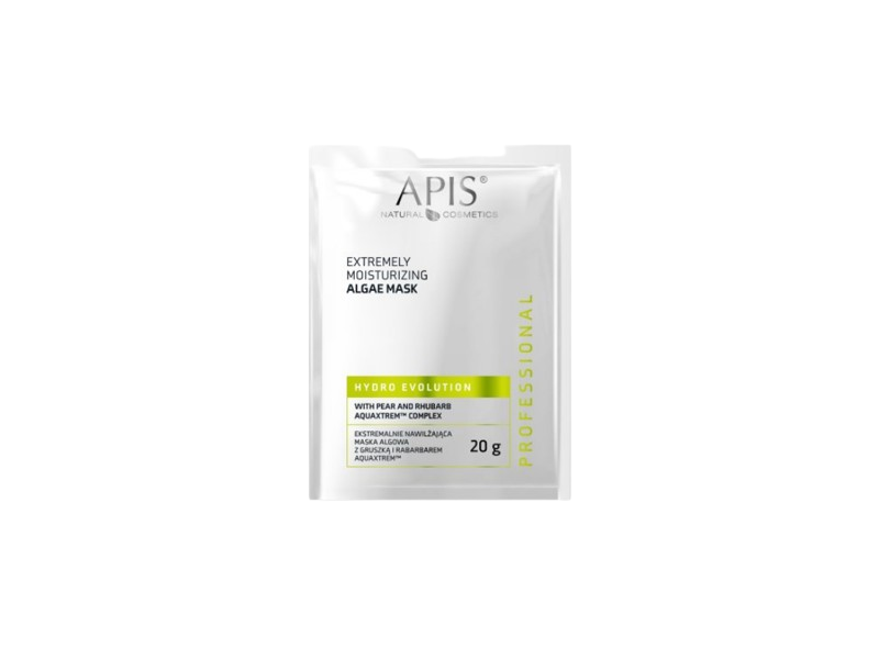 Apis Professional Hydro Evolution Extremely Moisturising Algae Mask, Pear, Rhubarb & Aquaxtrem(tm) Complex, 20 g