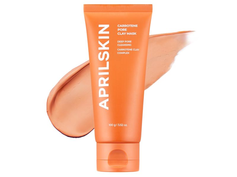 April Skin Carrotene Pore Clay Mask, 3.52 oz/100 g