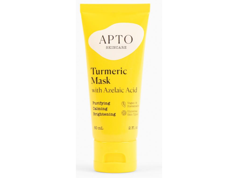 Apto Skincare Turmeric Mask, Azelaic Acid, 2 fl oz/60 mL