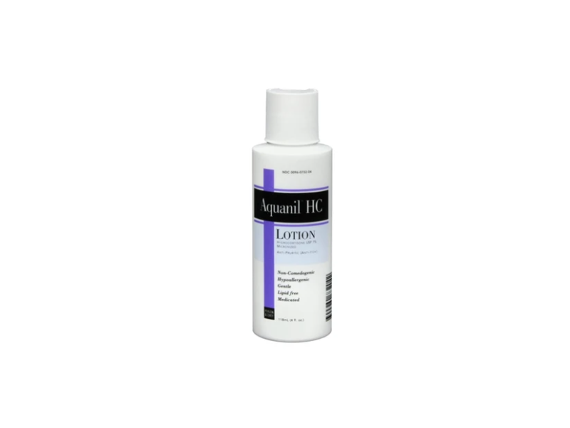Aquanil HC Lotion, 4 oz, Person And Covey