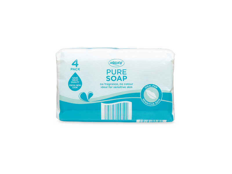 Aquav Pure Soap, 4 count