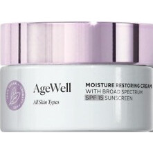 Agewell Moisture Restoring Cream With Broad Spectrum SPF 15 Sunscreen