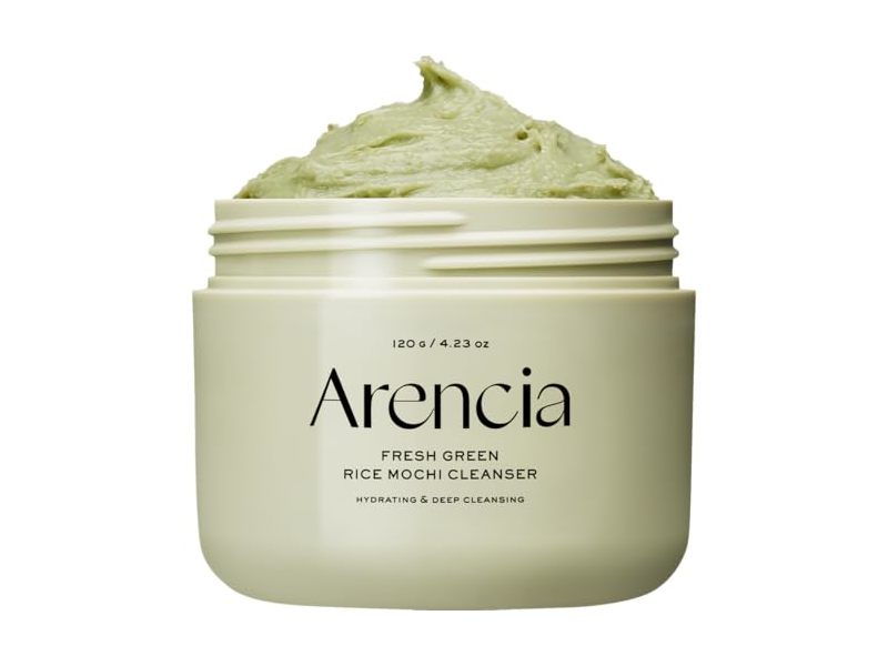 Arencia Fresh Green Rice Mochi Face Cleanser, 4.23 oz/120 g