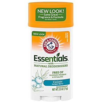 Essentials Solid Deodorant, Clean(Juniper Berry)