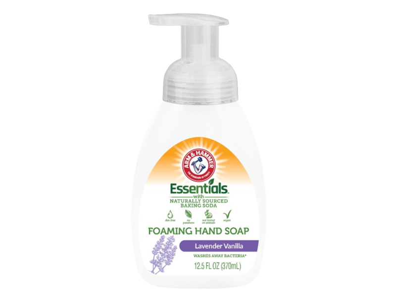 Arm & Hammer Essentials Foaming Hand Soap, Lavender Vanilla, 12.5 fl oz/369 mL
