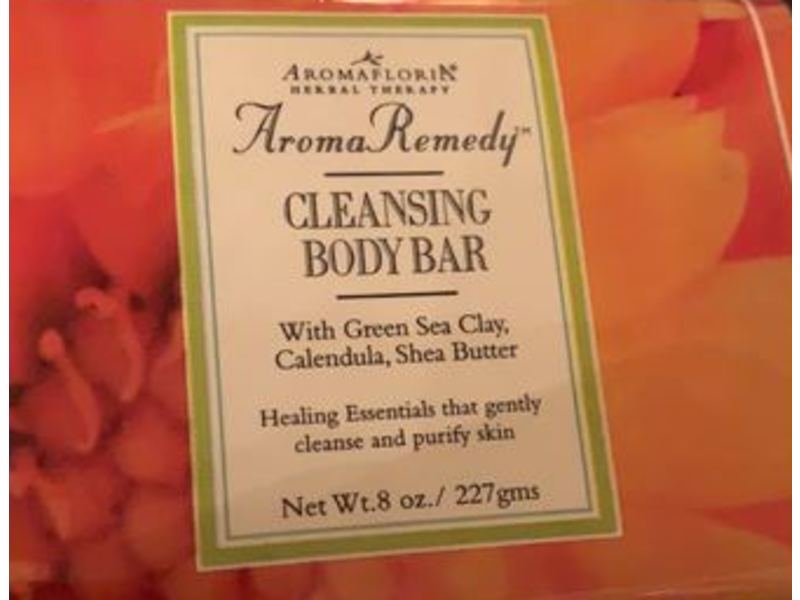 Aromafloria Aroma Remedy Cleansing Body Bar, 8 oz