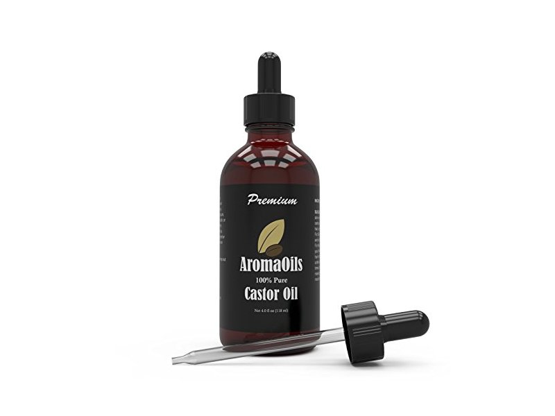 AromaOils 100% Pure Castor Oil, 4 fl oz