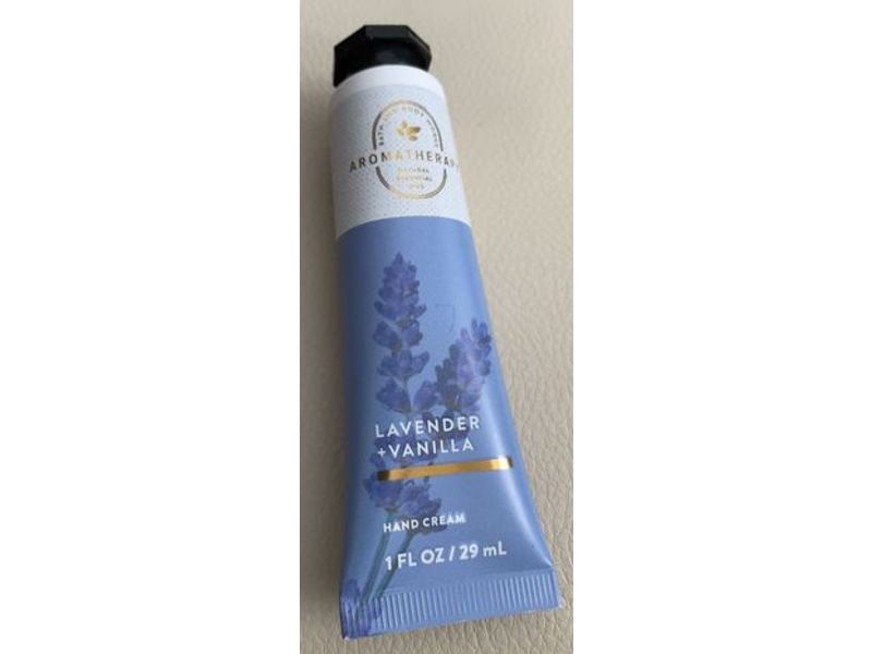 Aromatherapy Hand Cream, Lavender + Vanilla, 1 fl oz/29 mL