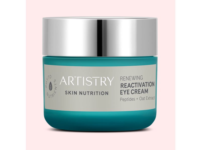 Artistry Skin Nutrition Renewing Reactivating Eye Cream, Peptides + Oat Extract, 0.5 oz/15 g