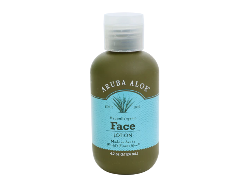 Aruba Aloe Hypoallergenic Face Lotion, 4.2 oz/124 mL
