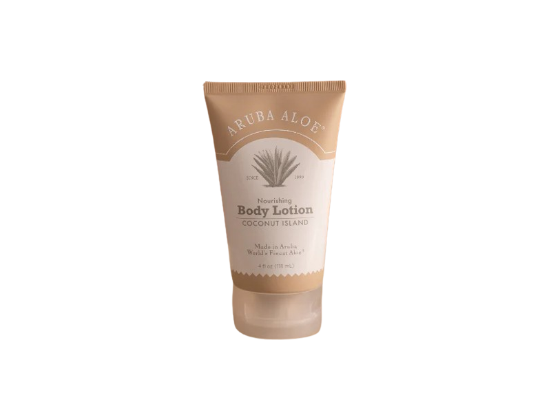 Aruba Aloe Nourishing Body Lotion, Coconut Island, 4 fl oz/118 mL