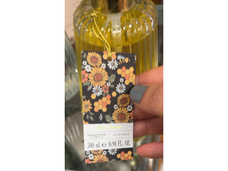 Asquith & Somerset Hand Wash, Honey Scented, 16.90 fl oz/500 mL