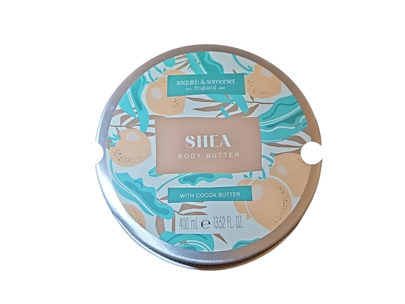Asquith & Somerset Shea Body Butter with Cocoa Butter, 13.5 fl oz/400 mL