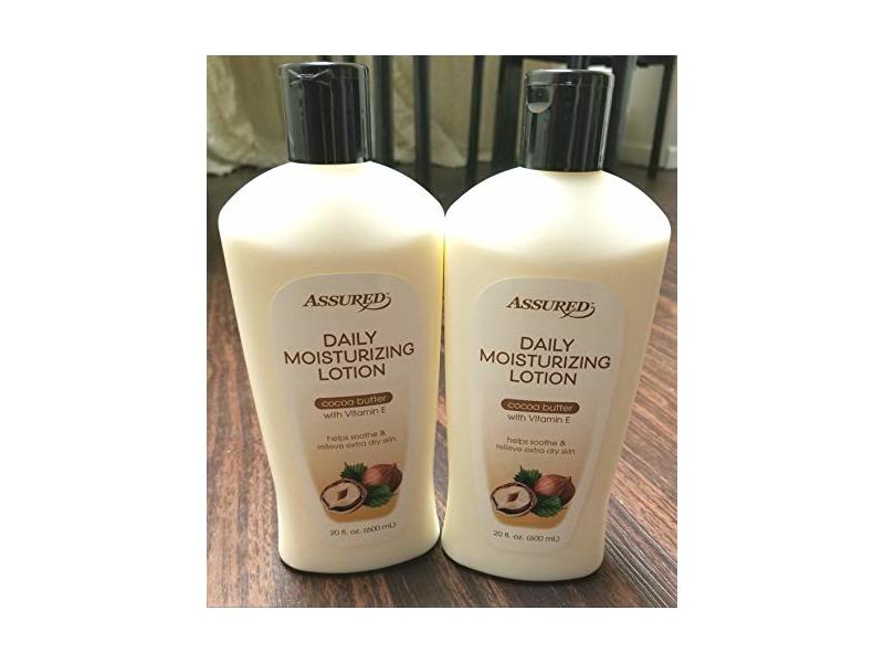 Assured Daily Moisturizing Lotion, Cocoa Butter, 20 fl oz