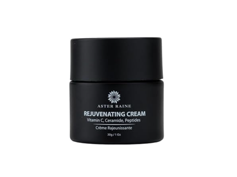 Aster Raine Rejuvenating Cream, Vitamin C + Ceramide & Peptides, 1 oz/35 g