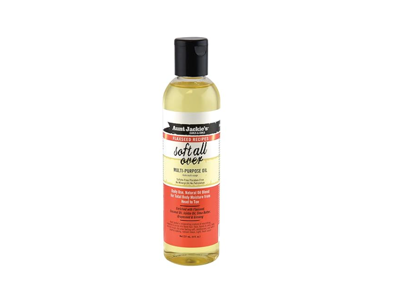 Aunt Jackie's Soft All Over Multi Purpose Oil, 8 fl oz/237 mL