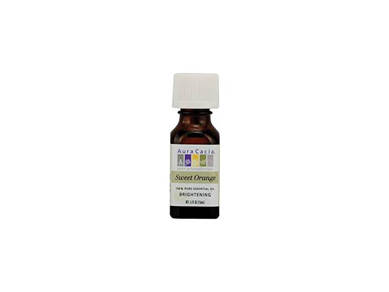 Aura Cacia Essential Sweet Orange Boxed Oil, 0.5 oz