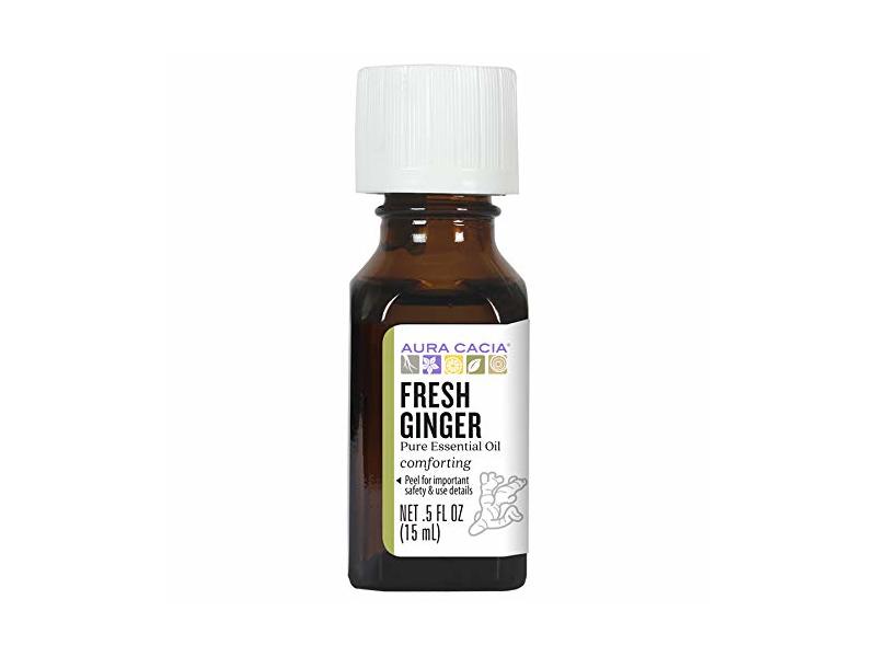 Aura Cacia Fresh Ginger Essential Oil, 15ml