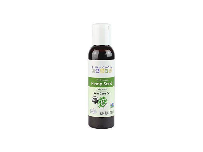 Aura Cacia Organic Hydrating Hemp Seed Skin Care Oil | 4 fl oz.