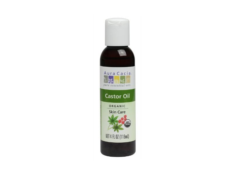 Aura Cacia Organic Skin Care Oil, Castor, 4 Fluid Ounce