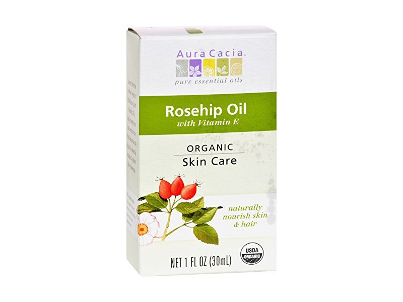 Aura Cacia Organic Skin Care Rosehip Oil, 1 fl oz