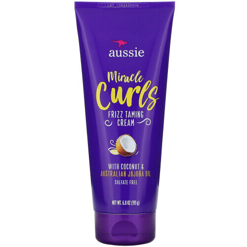 Miracle Curls, Frizz Taming Cream, Coconut & Australian Jojoba Oil