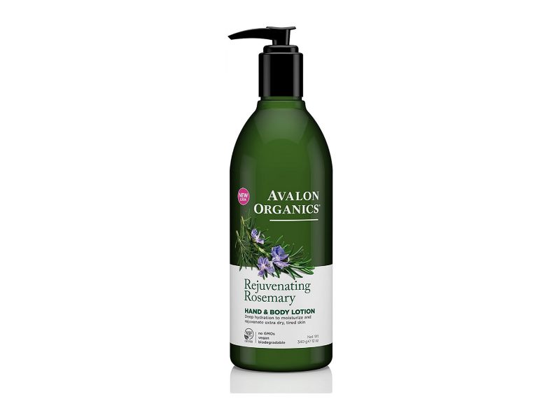 Avalon Organics Hand & Body Lotion, Rejuvenating Rosemary, 12 oz/340 g