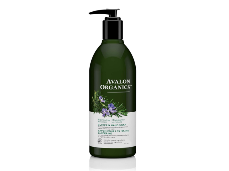 Avalon Organics Rejuvenating Rosemary Hand Soap, 12 fl oz/355 mL