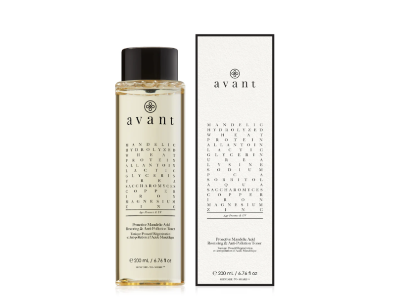 Avant Proactive Mandelic Acid Restoring & Anti-Pollution Toner, 6.76 fl oz/200 mL