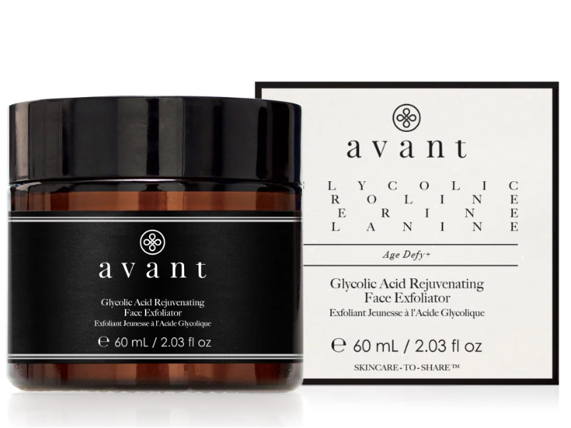 Avant Rejuvenating Face Exfoliator, Glycolic Acid, 2.03 fl oz/60 mL