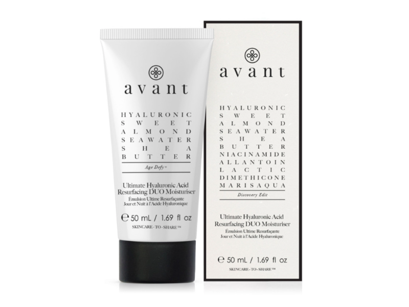 Avant Ultimate Hyaluronic Acid Resurfacing Duo Moisturiser, 1.69 fl oz/50 mL