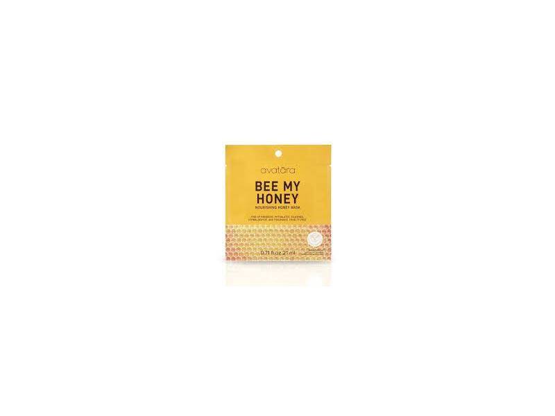 ‎Avatara Bee My Honey Nourishing Honey Mask, 0.71 fl oz/21 mL