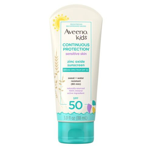 Kids Continuous Protection Lotion Sunscreen With Broad Spectrum SPF 50