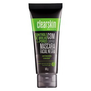 Máscara Facial Negra Com Carvão Clearskin