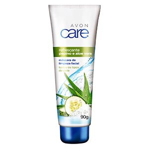 Máscara De Limpeza Facial Refrescante Pepino E Aloe Vera Avon Care