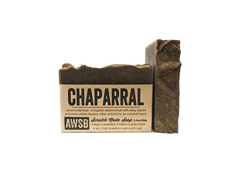 AWSB Chaparral Scratch Made Shampoo & Body Soap, Fresh Clean Scent, 3.5 oz/99 g