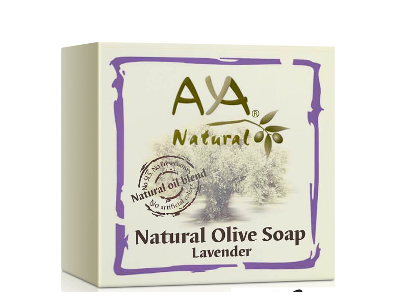 Aya Natural Olive Soap, Lavender, 100 g