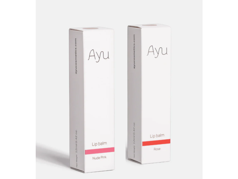 Ayu Cosmetics Lip Balm, Nude Pink