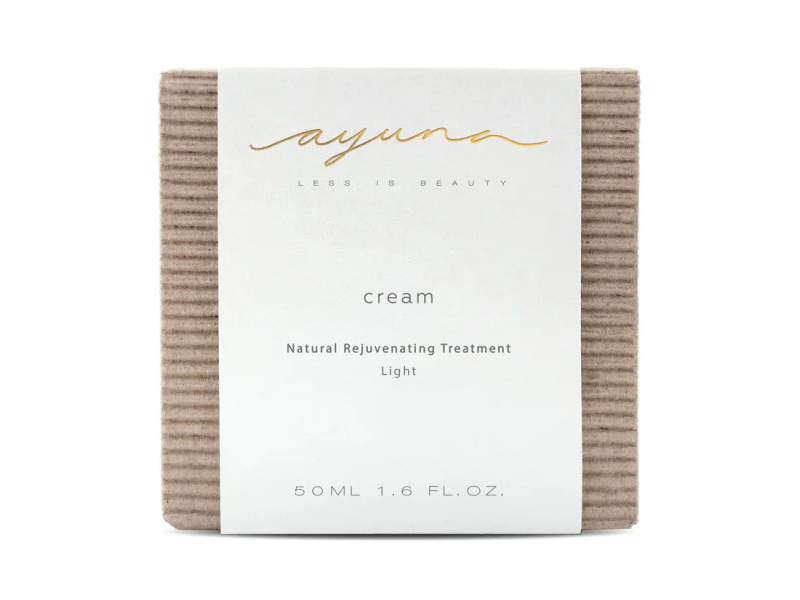Ayuna Natural Rejuvenating Treatment Cream, Light, 1.7 fl oz/50 mL