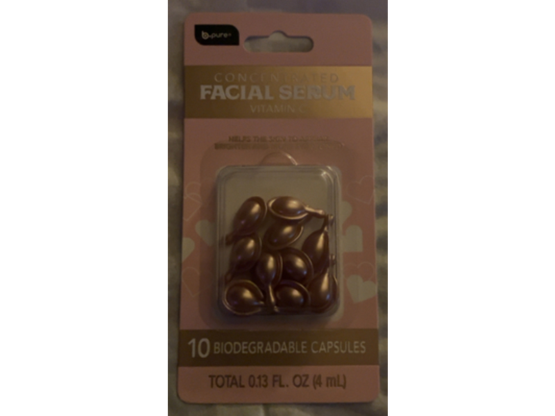 b.Pure Concentrated Facial Serum Capsules, Vitamin C, 0.13 fl oz/4 mL, 10 Count